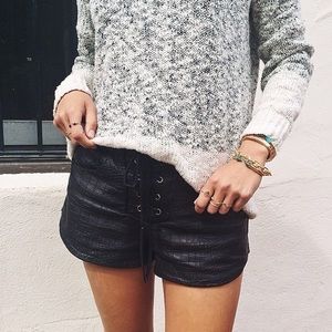 🆑 FAUX LEATHER SHORTS BUY 2 GET 2 FREE